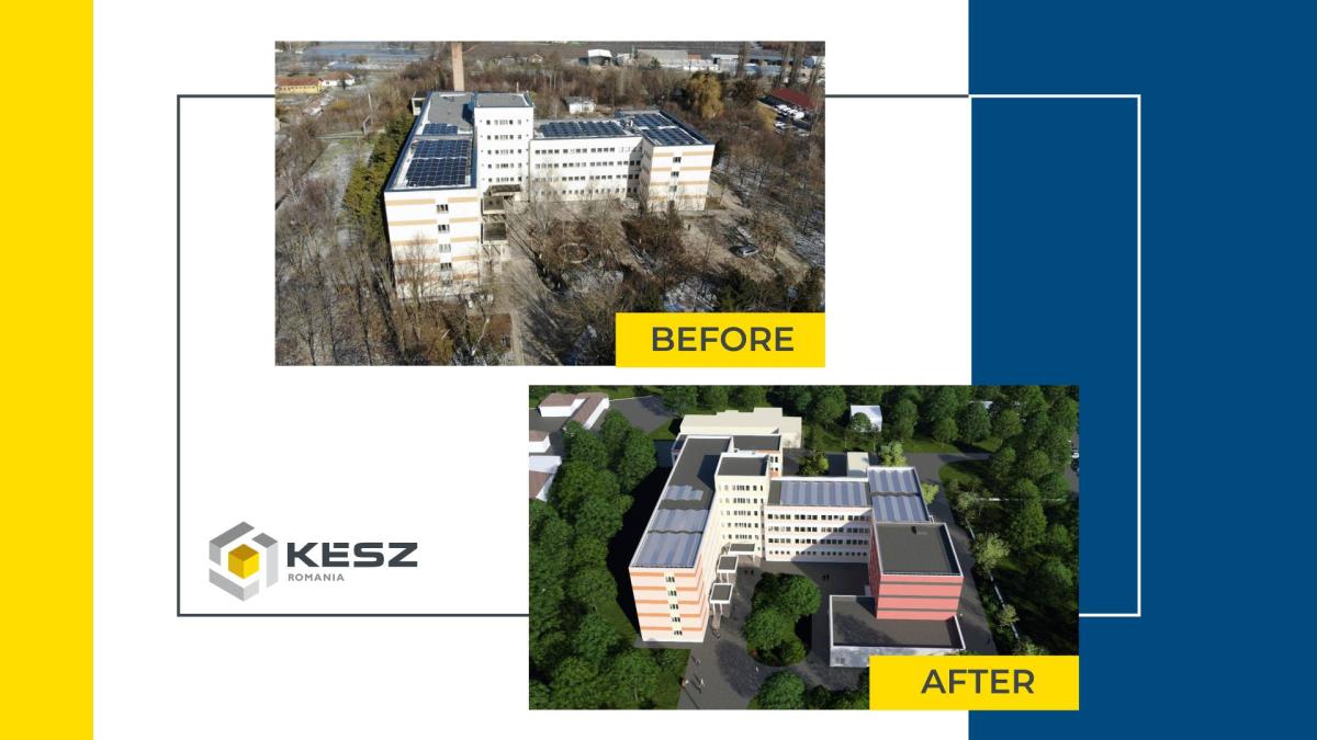 KÉSZ Romania is designing and executing the expansion and modernization of the Municipal Hospital in Salonta
