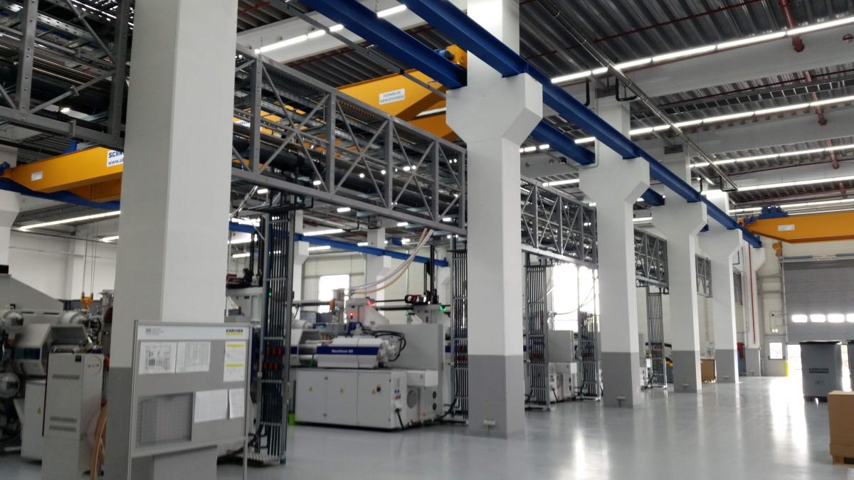 Kaercher industrial hall