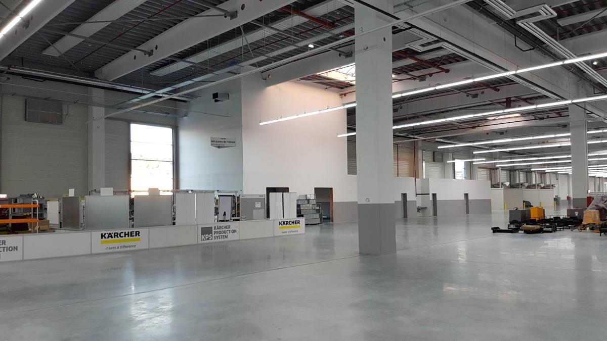 Kaercher industrial hall