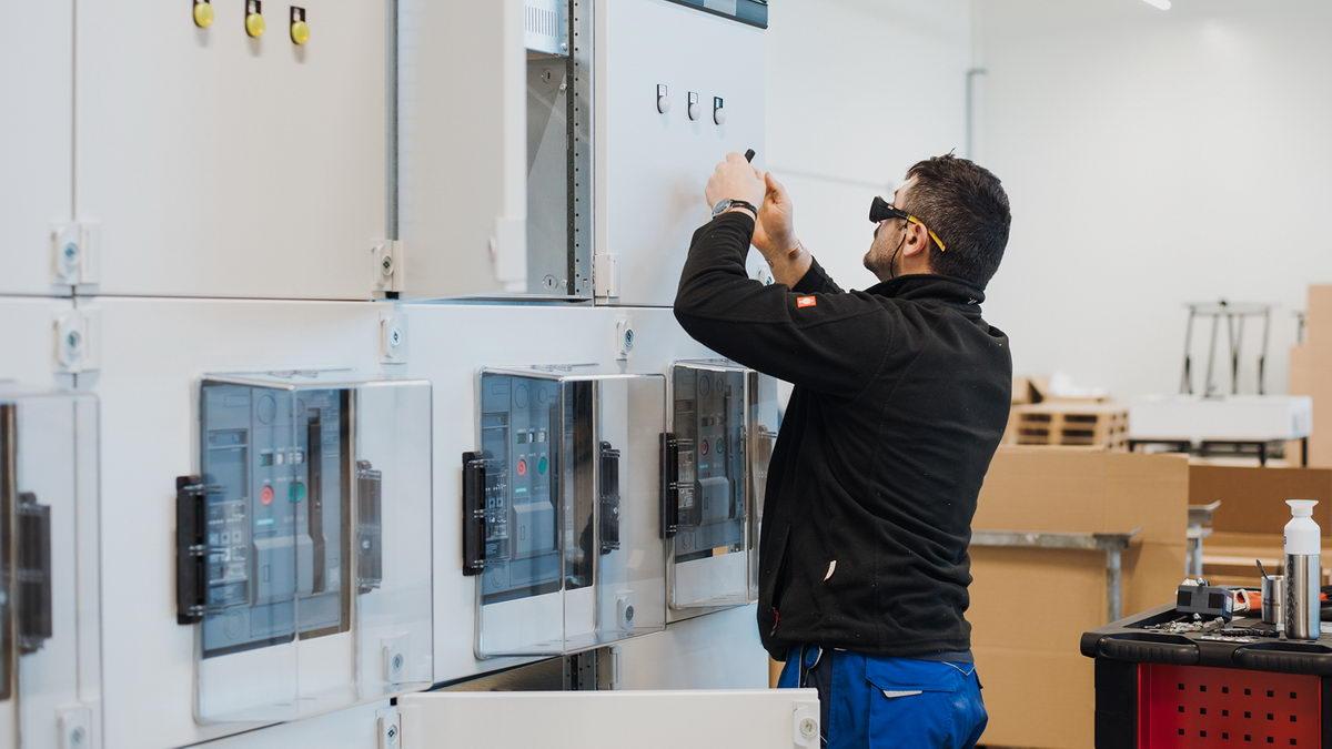 Electrical installation works for buildings