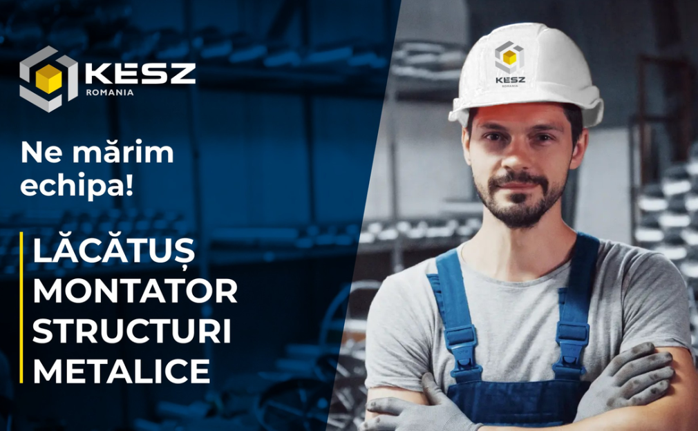 Lăcătuș montator structuri metalice